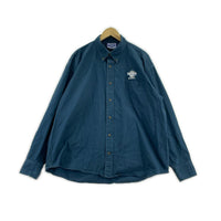 長袖シャツ Hard Rock Cafe ワーク 青 (XL) ブルー