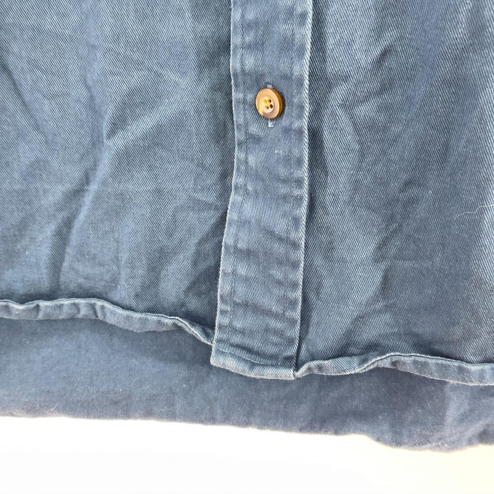 長袖シャツ Hard Rock Cafe ワーク 青 (XL) ブルー