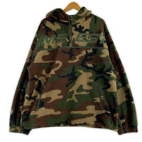 パーカー 19AW/Half Zip Hooded Sweatshirt L ブラウン