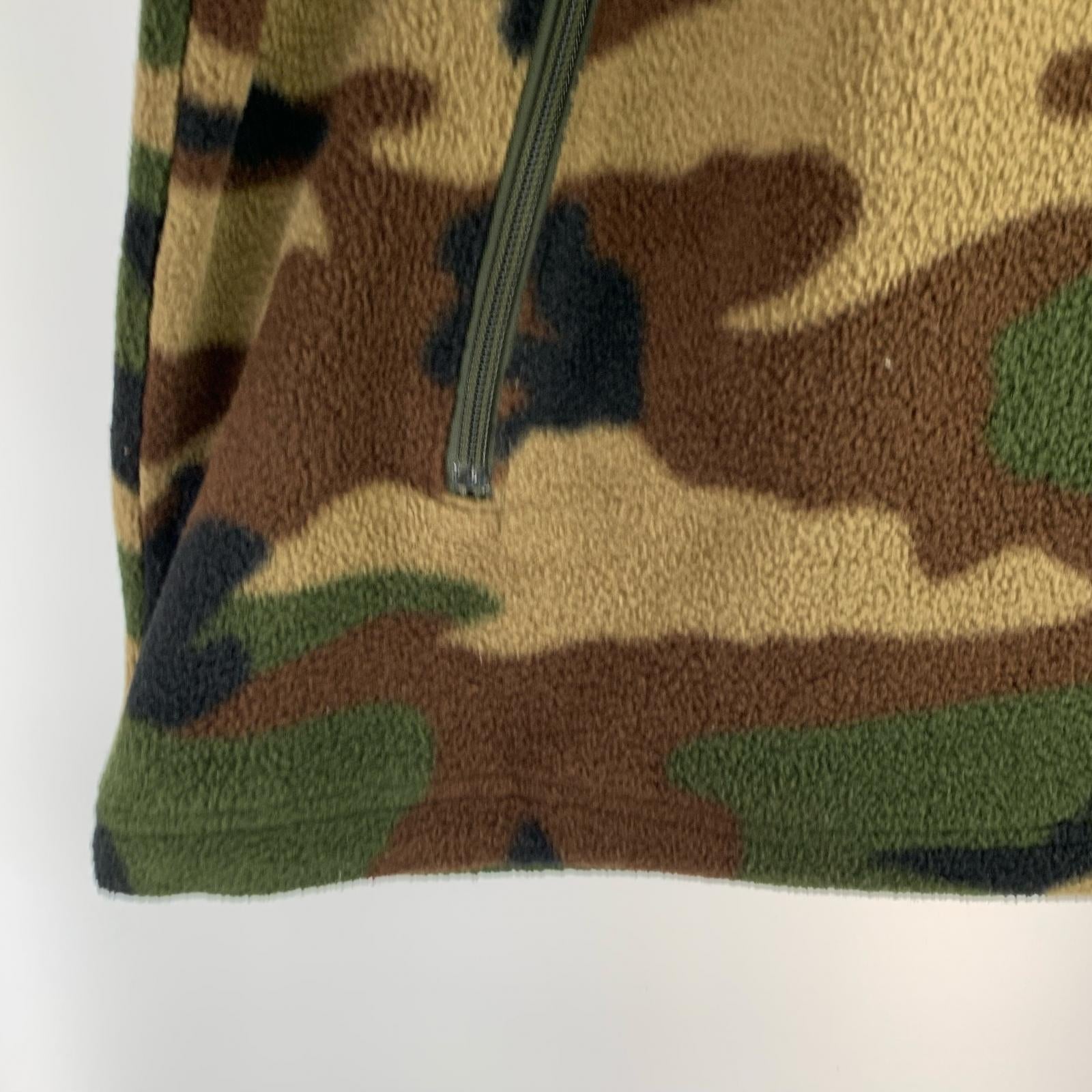 パーカー 19AW/Half Zip Hooded Sweatshirt L ブラウン