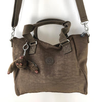 ショルダーバッグ Kipling ナイロンバッグ ブラウン