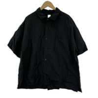 半袖シャツ EDIT CLOTHING レーヨン ブラック