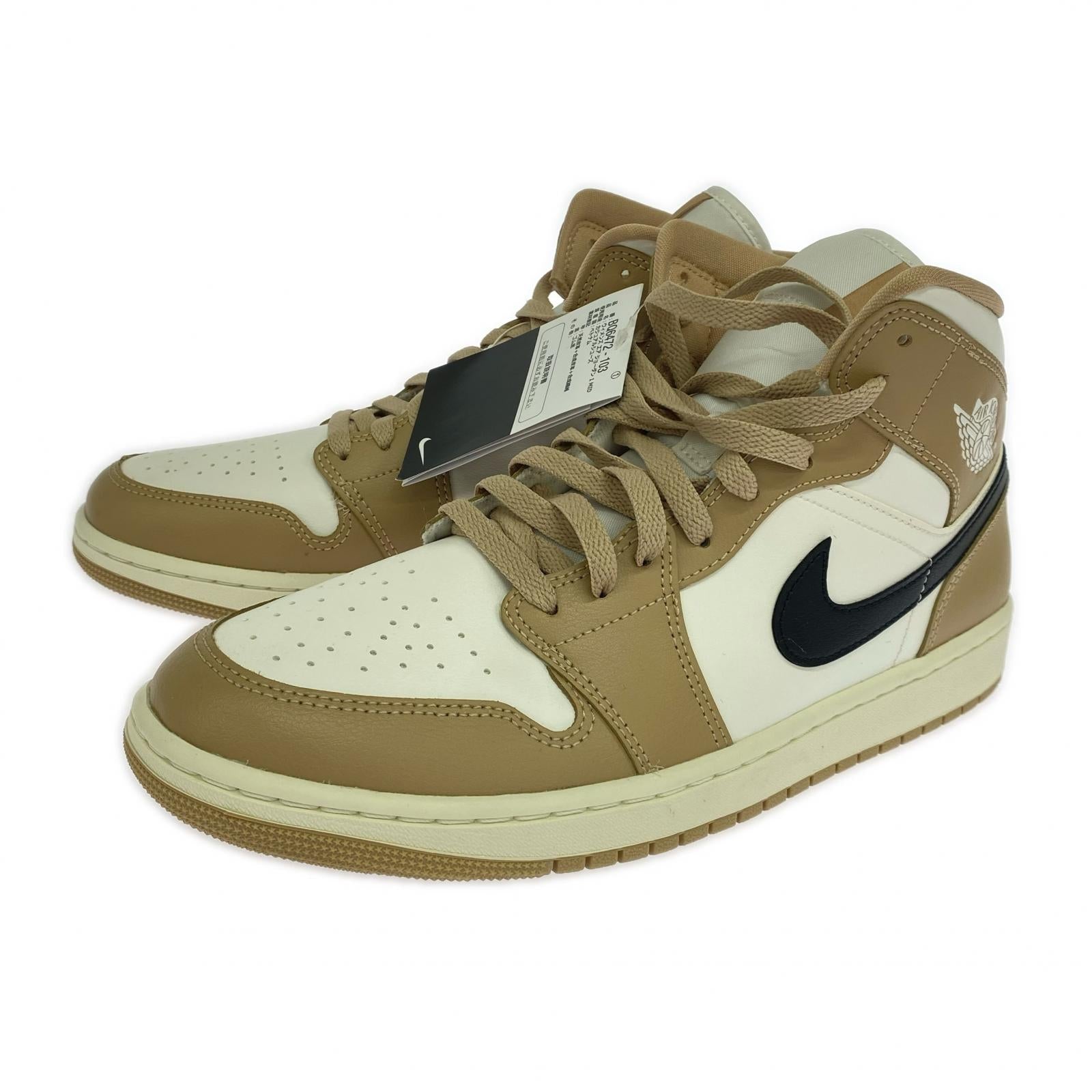 スニーカー Women's Air Jordan 1 Mid Desert/29cm 29cm (US11 UK10 1/2 EU48) ホワイト