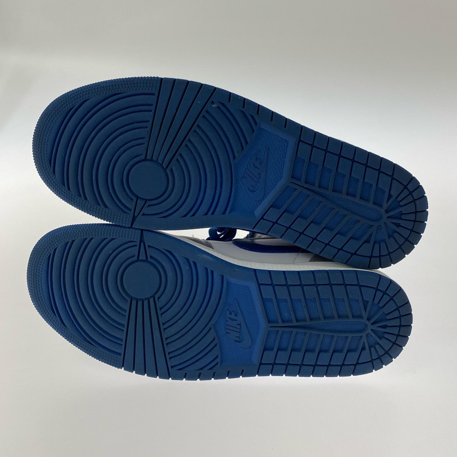 スニーカー Air Jordan 1 Mid True Blue/28cm 28cm (US10 UK9 1/2 EU46) ホワイト