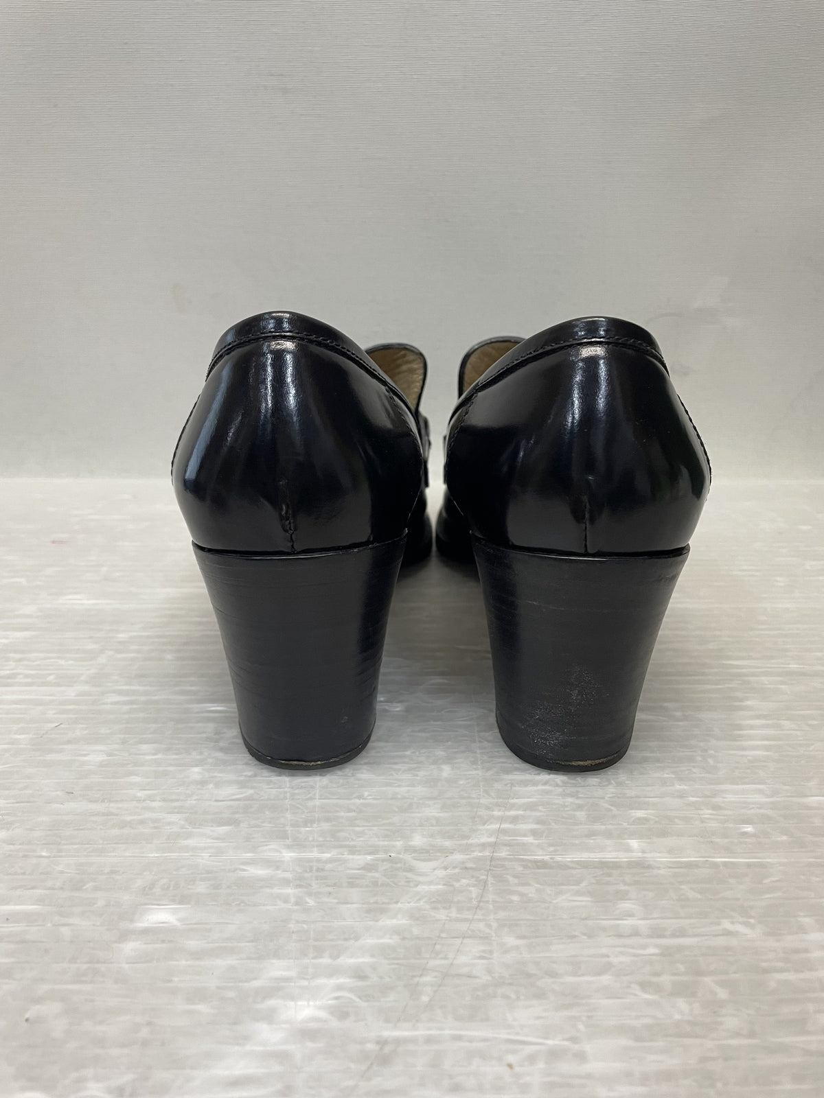GUCCI ホースビット ヒールローファー 6 1/2 黒