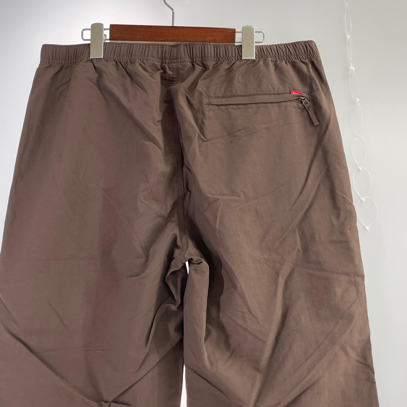 パンツ 22FW Supreme Warm Up Pant Brown L ブラウン