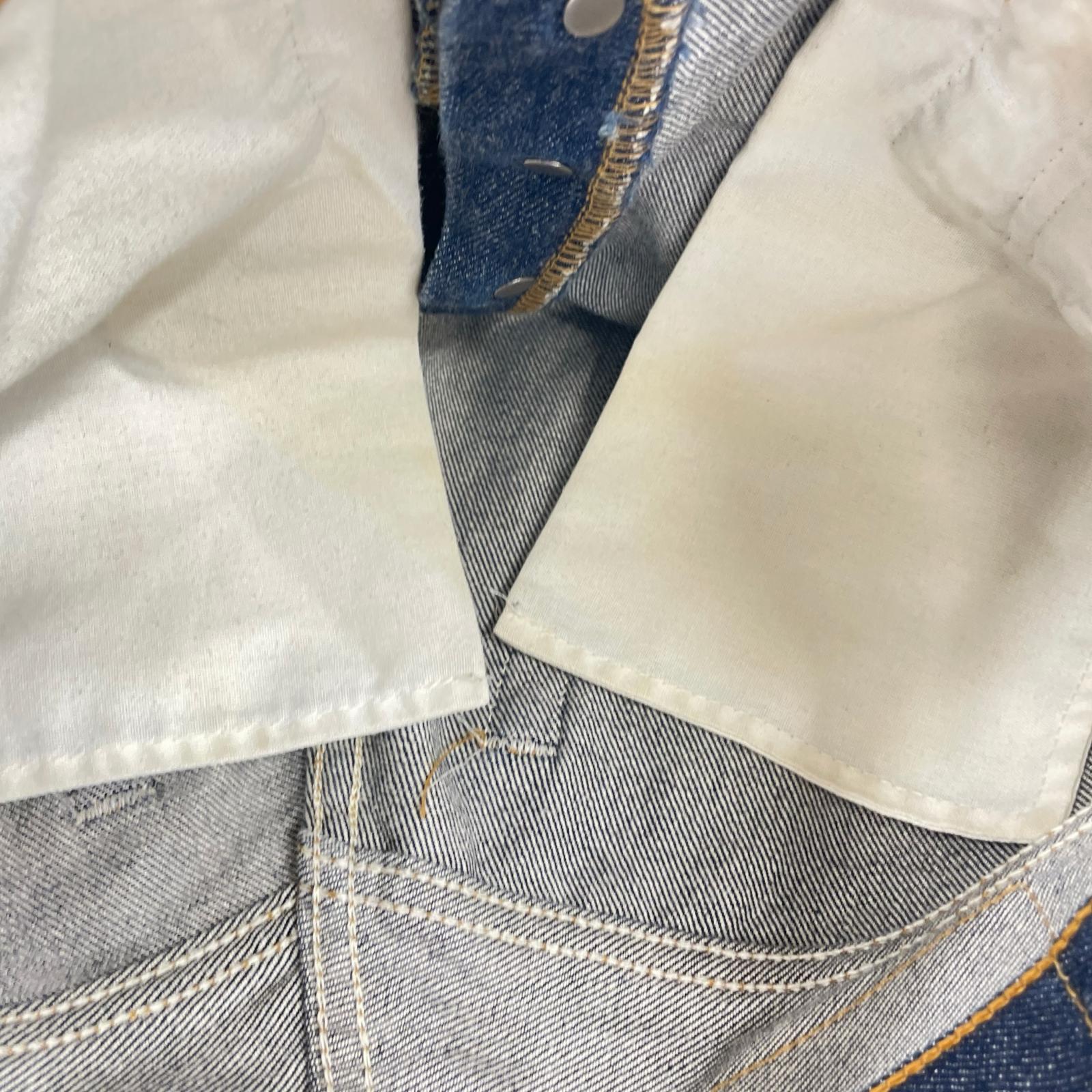 パンツ 濃紺 501xx ボタン裏553 00s 29/36 29 ブルー