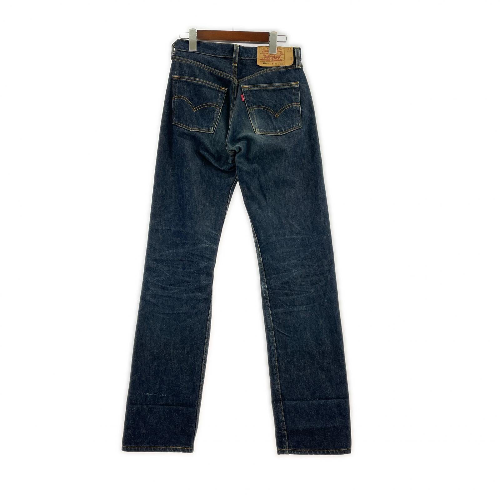 パンツ 濃紺 501xx ボタン裏553 00s 29/36 29 ブルー