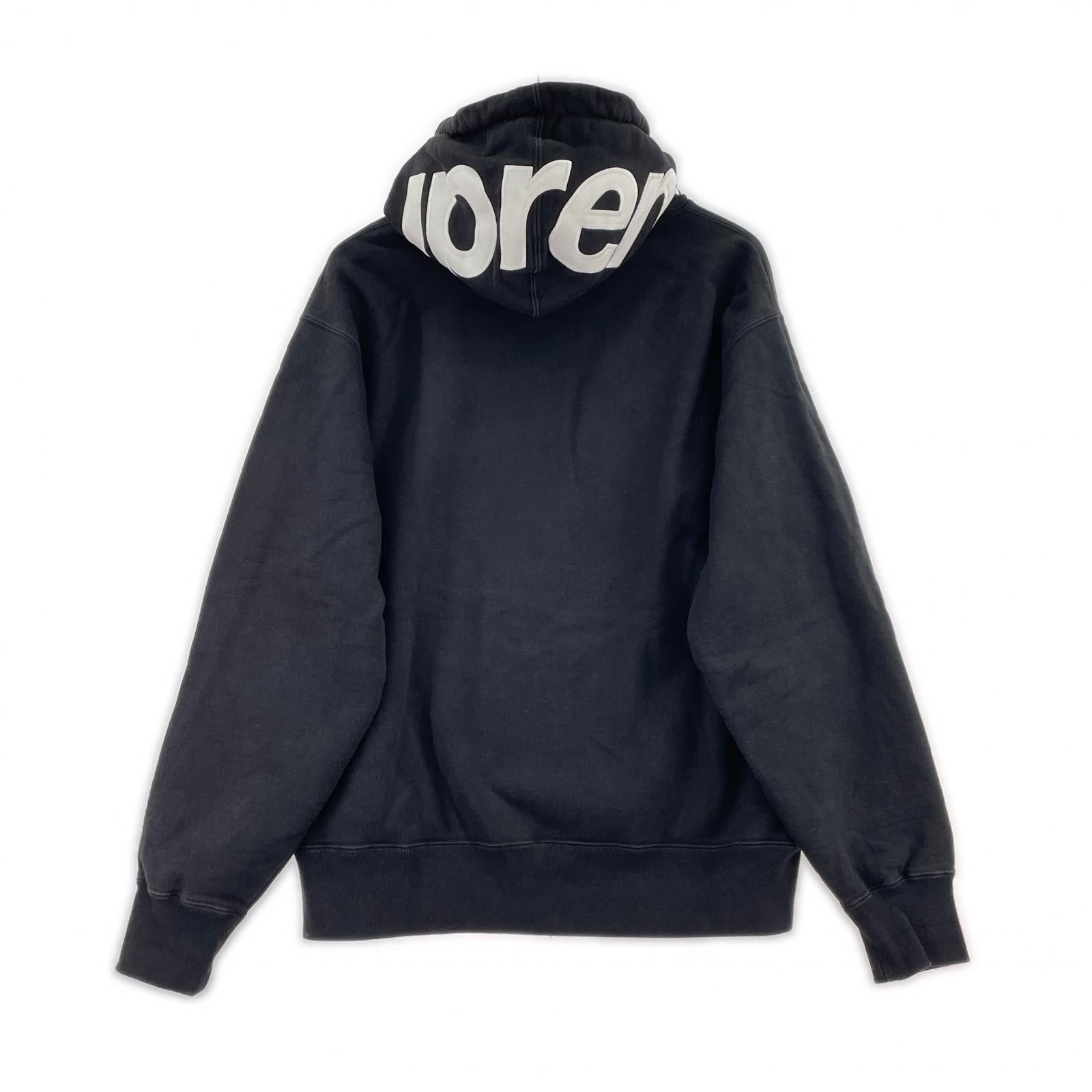 パーカー Contrast Hooded Sweatshirt/黒/S S ブラック