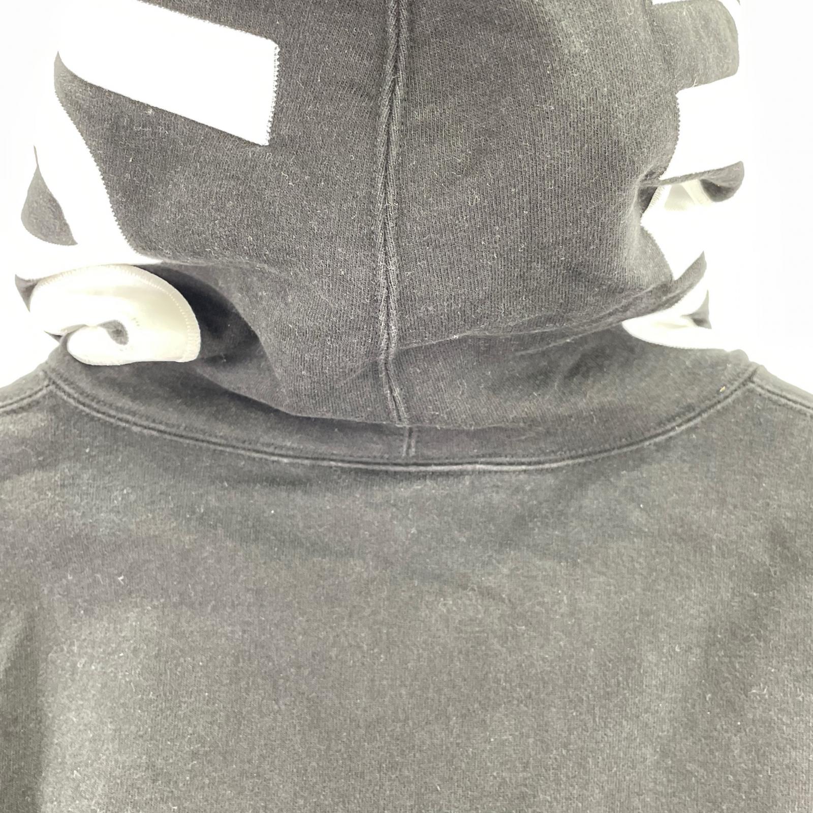 パーカー Contrast Hooded Sweatshirt/黒/S S ブラック