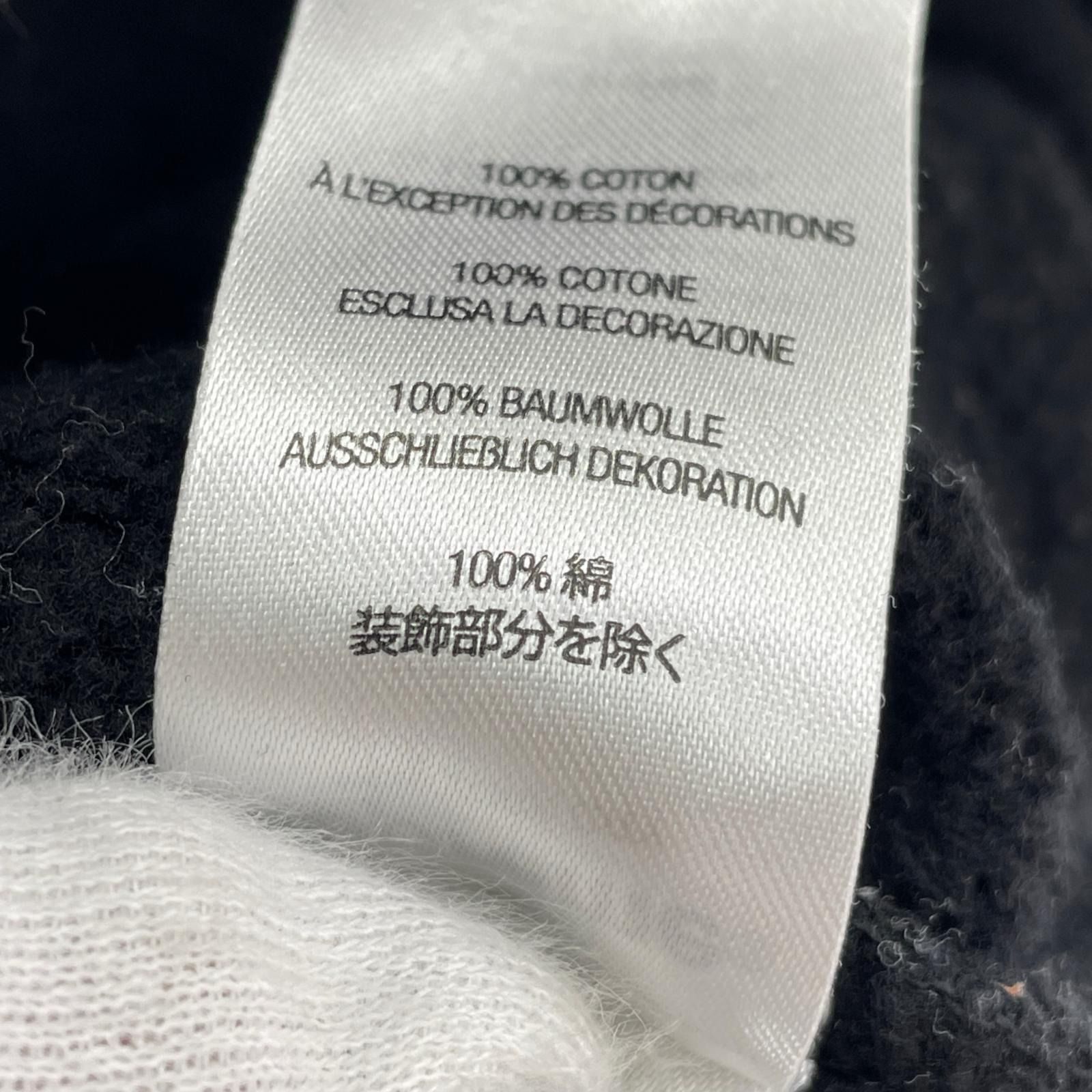 パーカー Contrast Hooded Sweatshirt/黒/S S ブラック