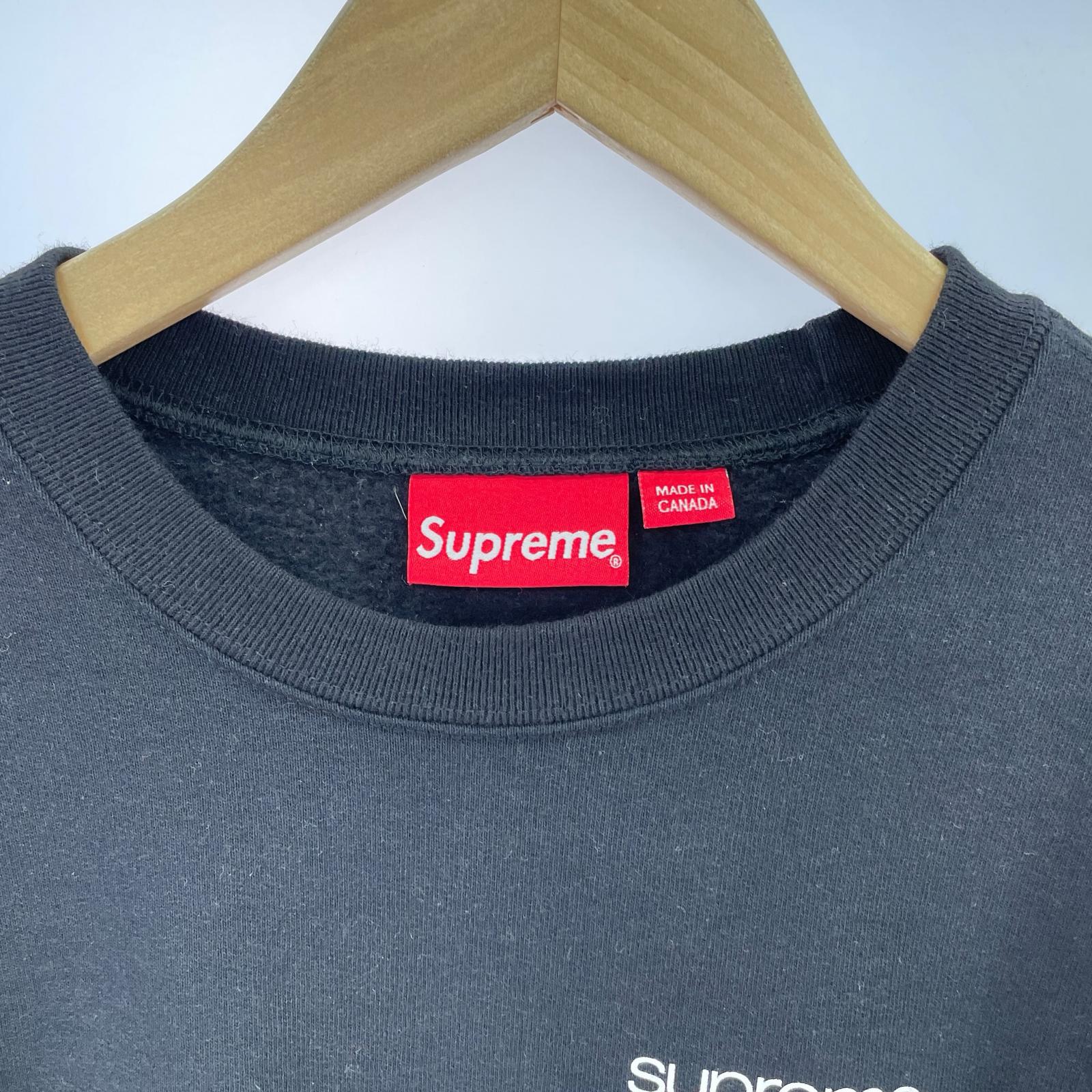 スウェット NYC CREW NECK/黒/S S ブラック