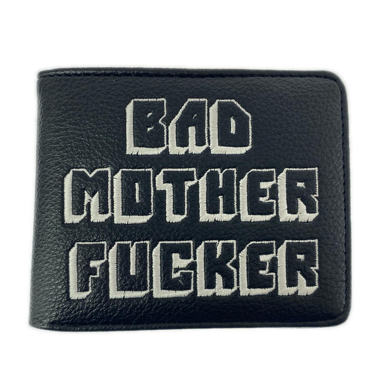 コンパクトウォレット bad mother fucker ブラック ブラック