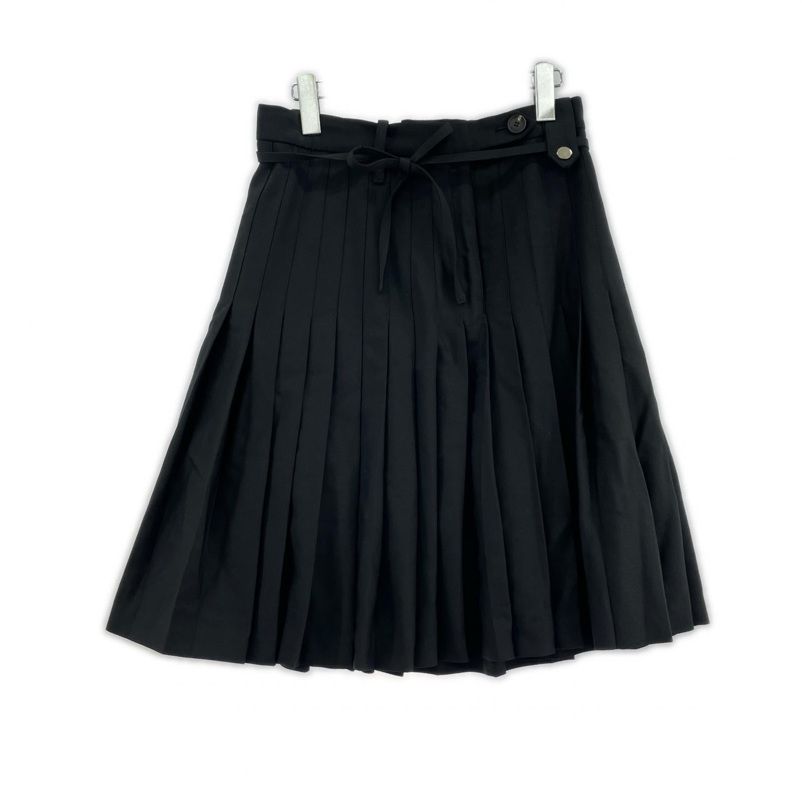その他ボトムス EGONlab. EUPHORIA SKIRT プリーツスカート 46 ブラック ブラック