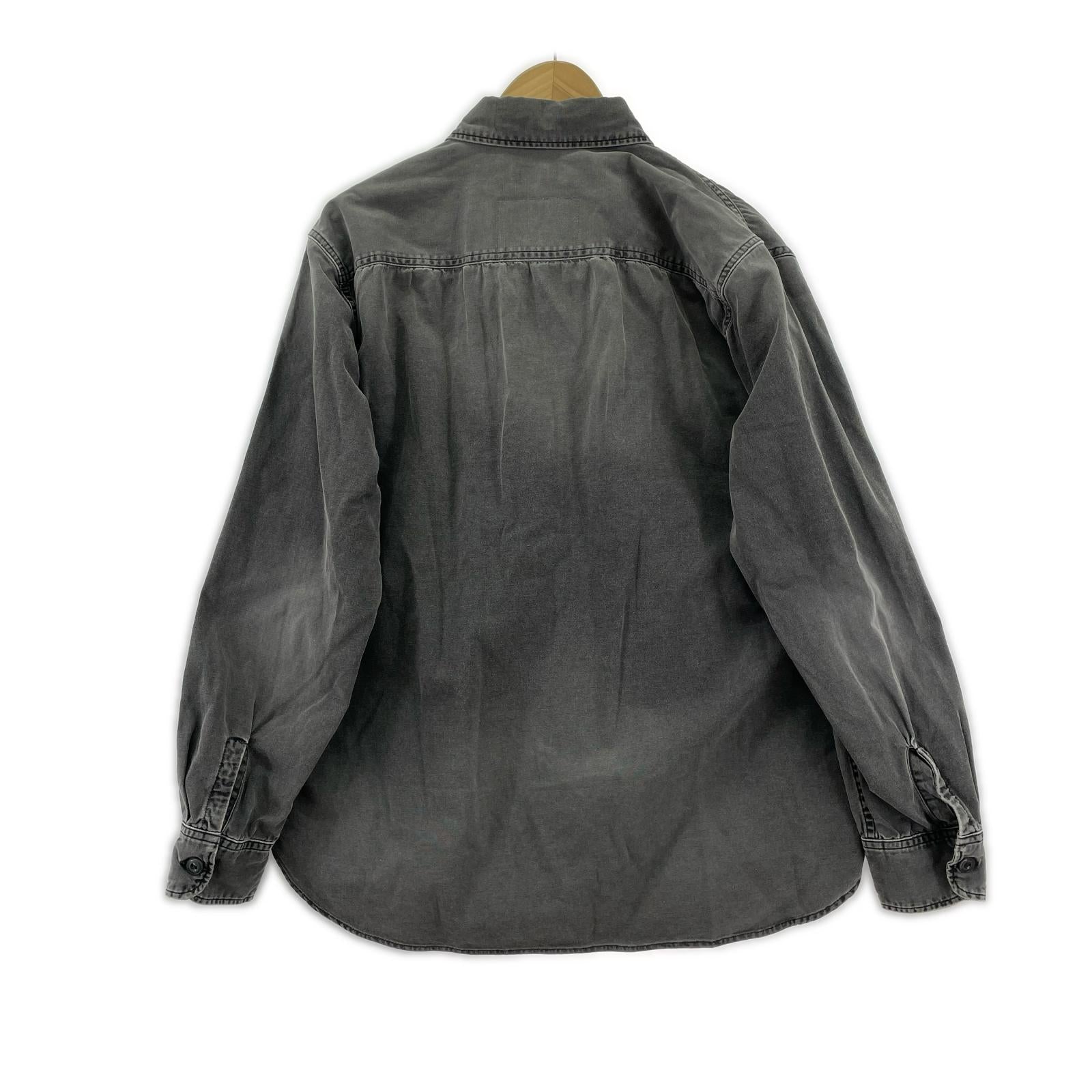 長袖シャツ 26SS デニムシャツ グレー M グレー