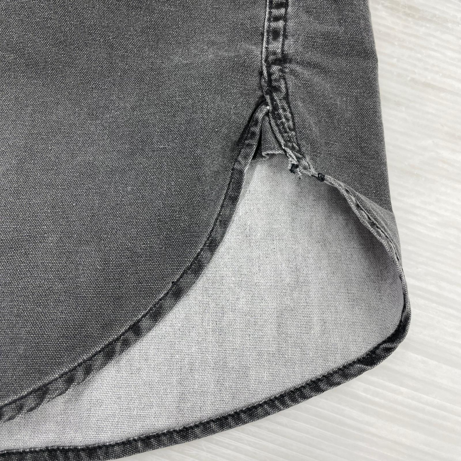 長袖シャツ 26SS デニムシャツ グレー M グレー