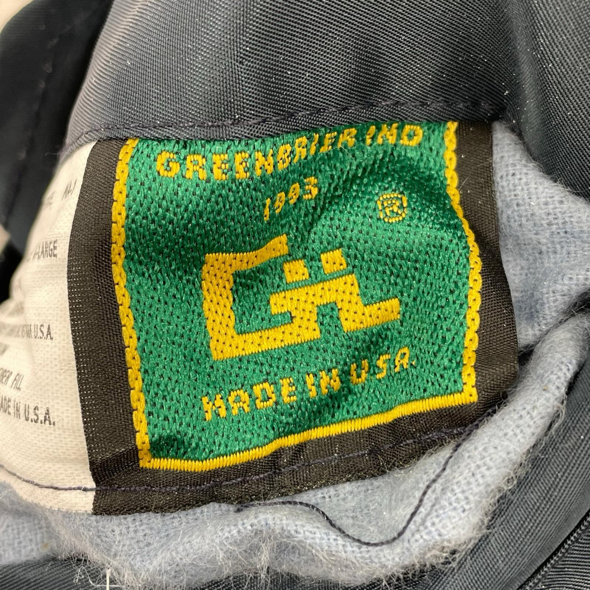 ジャケット 90s greenbrier ma-1 民間品 XL NVY LL ネイビー