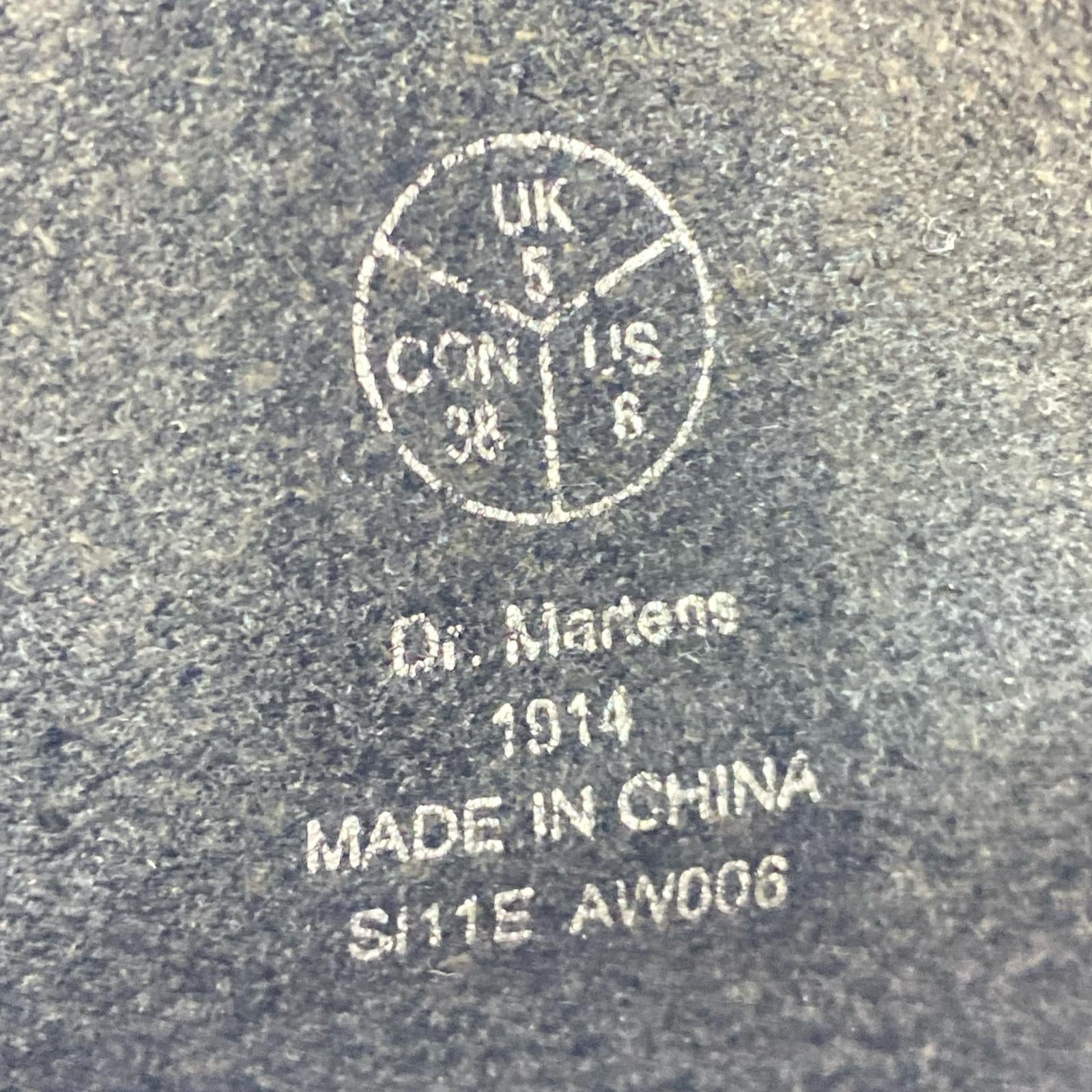 ブーツ 14ホール US6 24cm (US6 UK5 1/2 EU38) ブラック