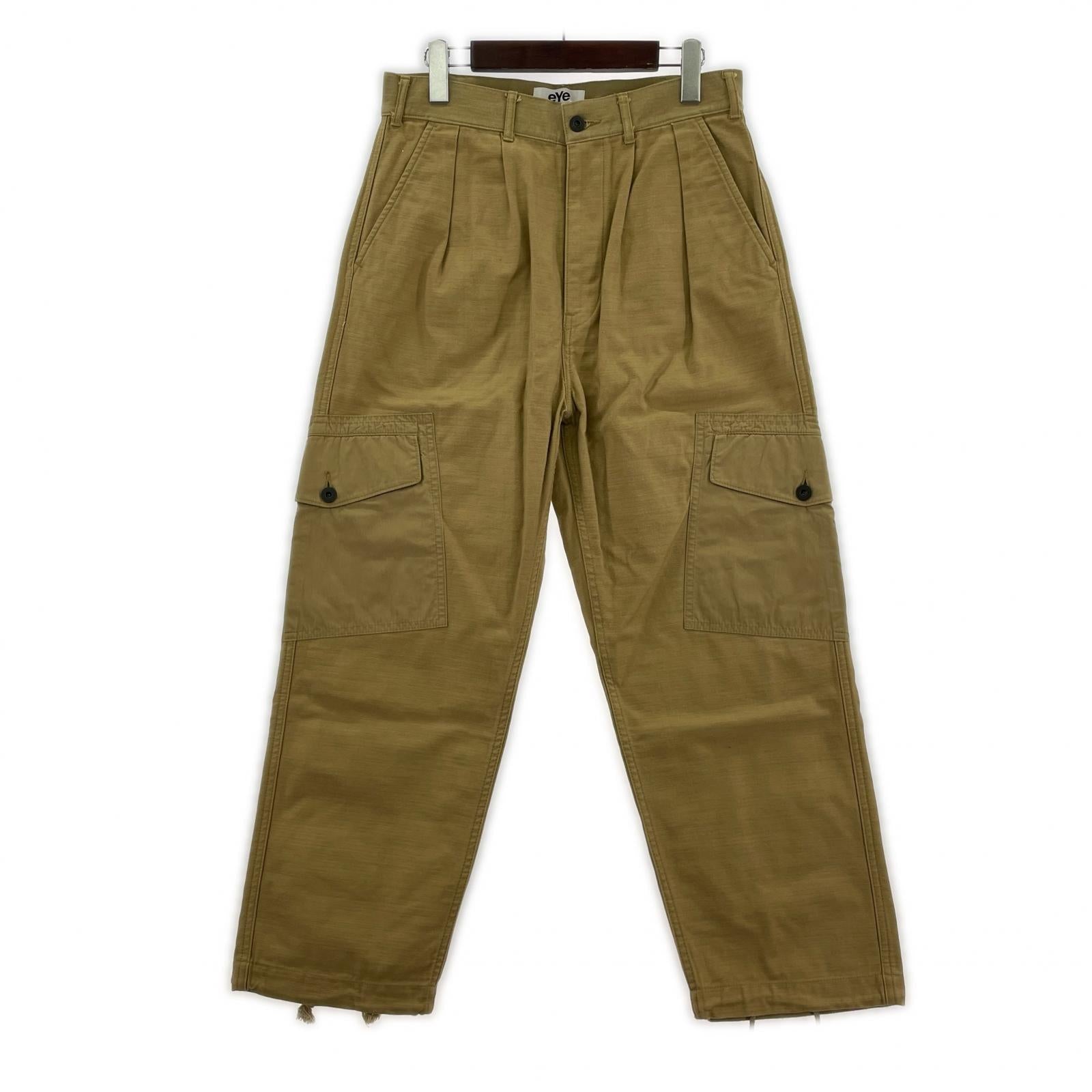 パンツ 18AW Wタックカーゴワークパンツ XS ベージュ