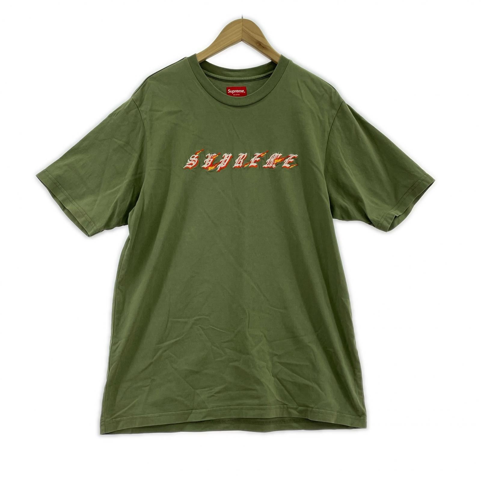 半袖Tシャツ 22SS FLAMES Tee M KHK M カーキ