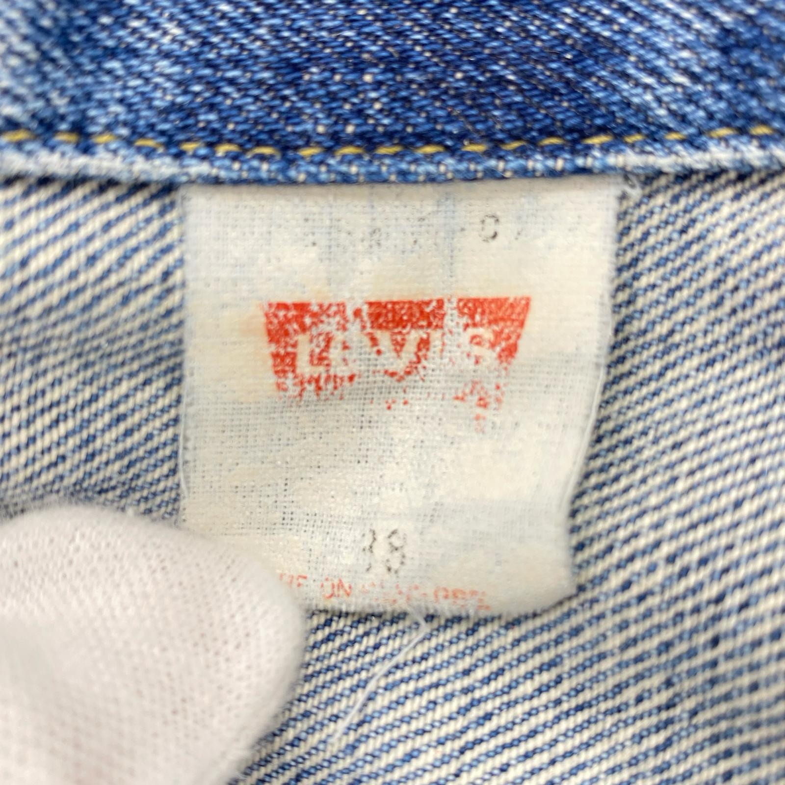 デニムジャケット Levi's デニムジャケット 3rd ボタン裏J30 ブルー