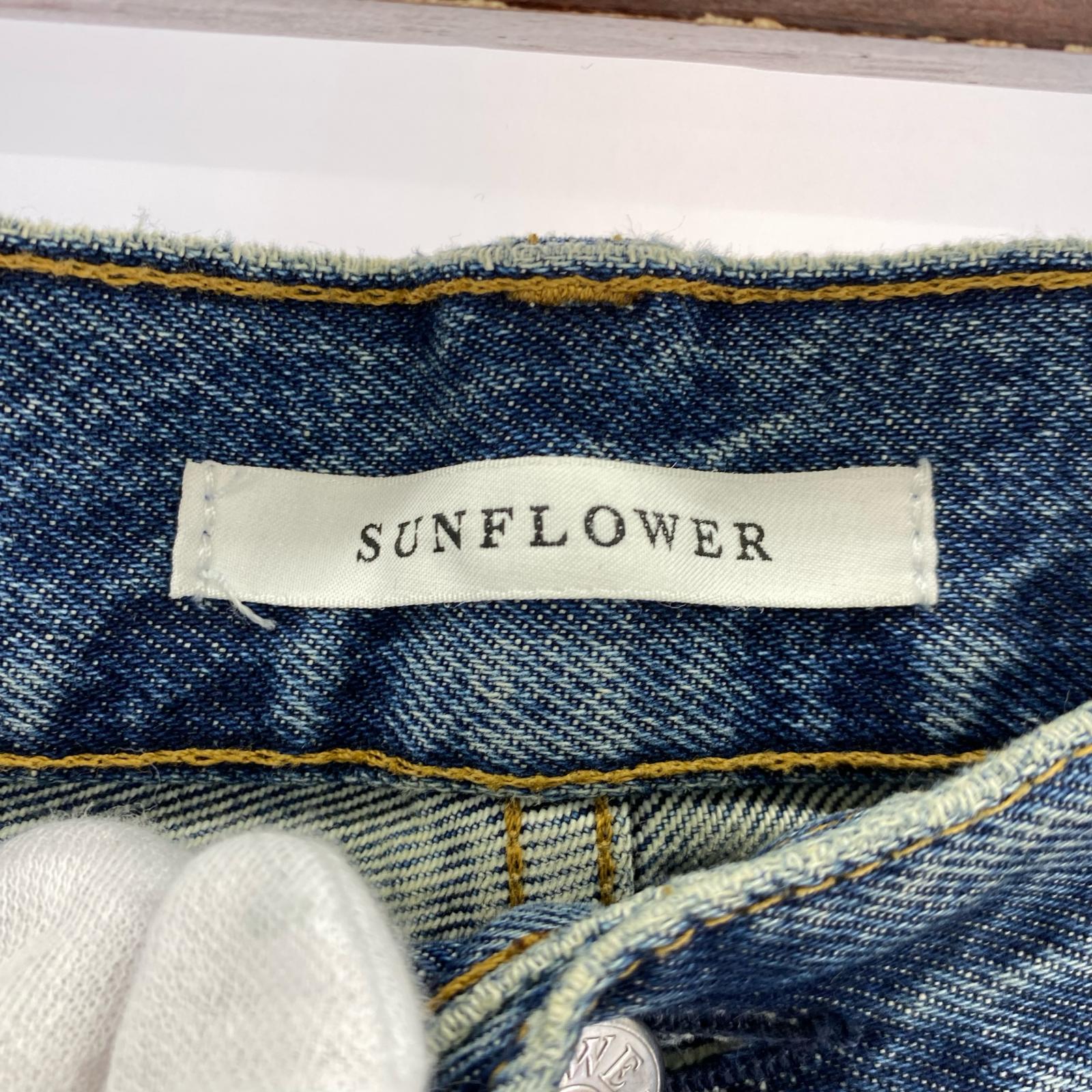 デニムパンツ SUNFLOWER LOOSE MID BLUE 33/32