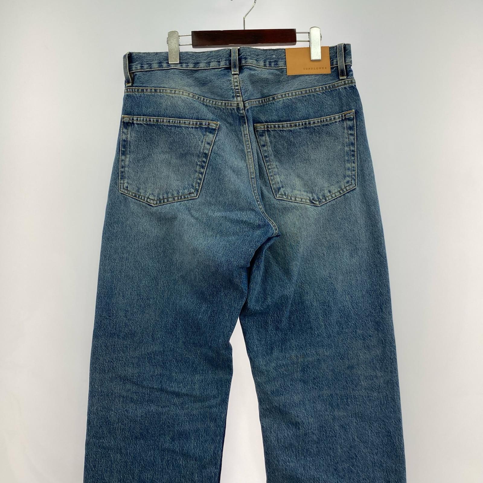 デニムパンツ SUNFLOWER LOOSE MID BLUE 33/32