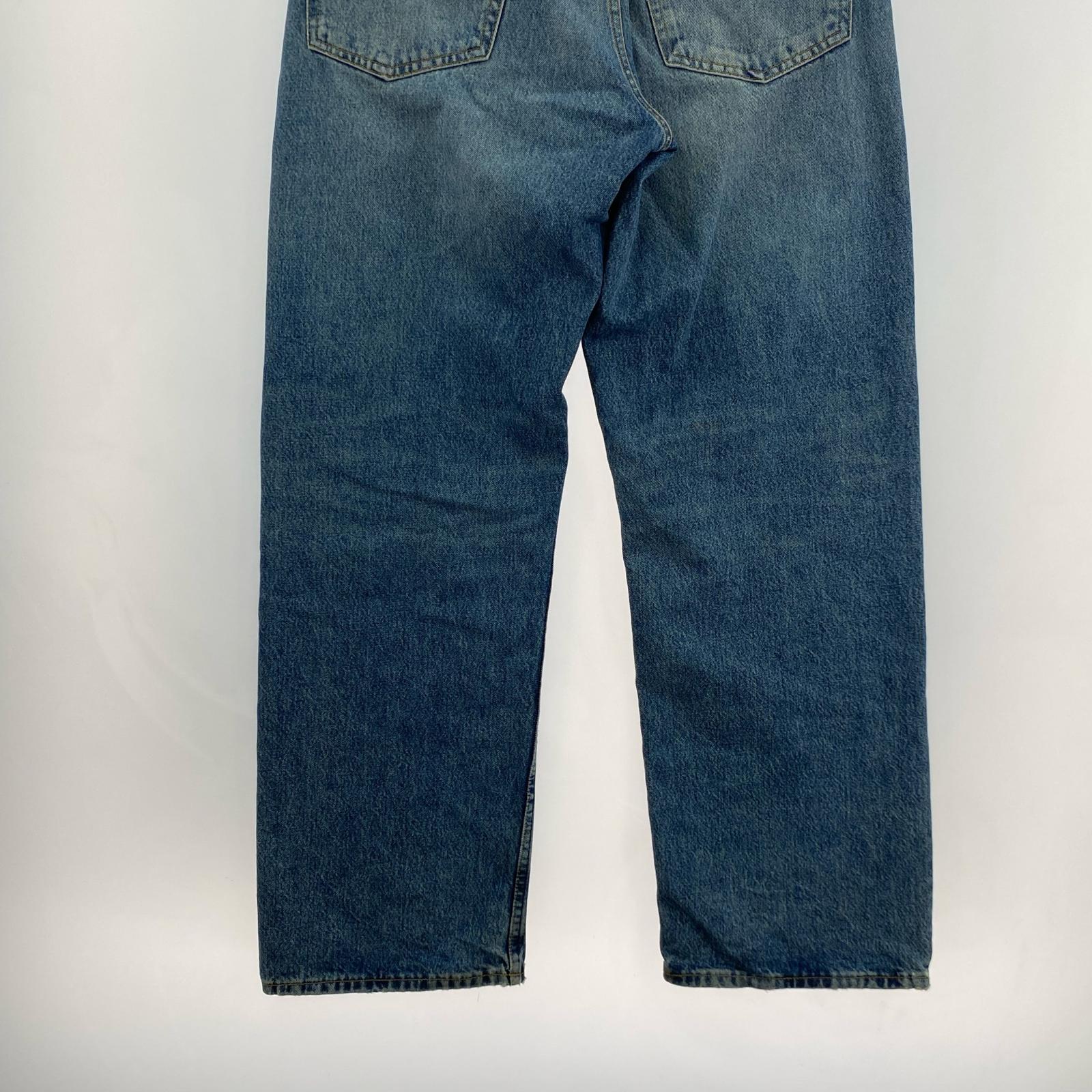 デニムパンツ SUNFLOWER LOOSE MID BLUE 33/32