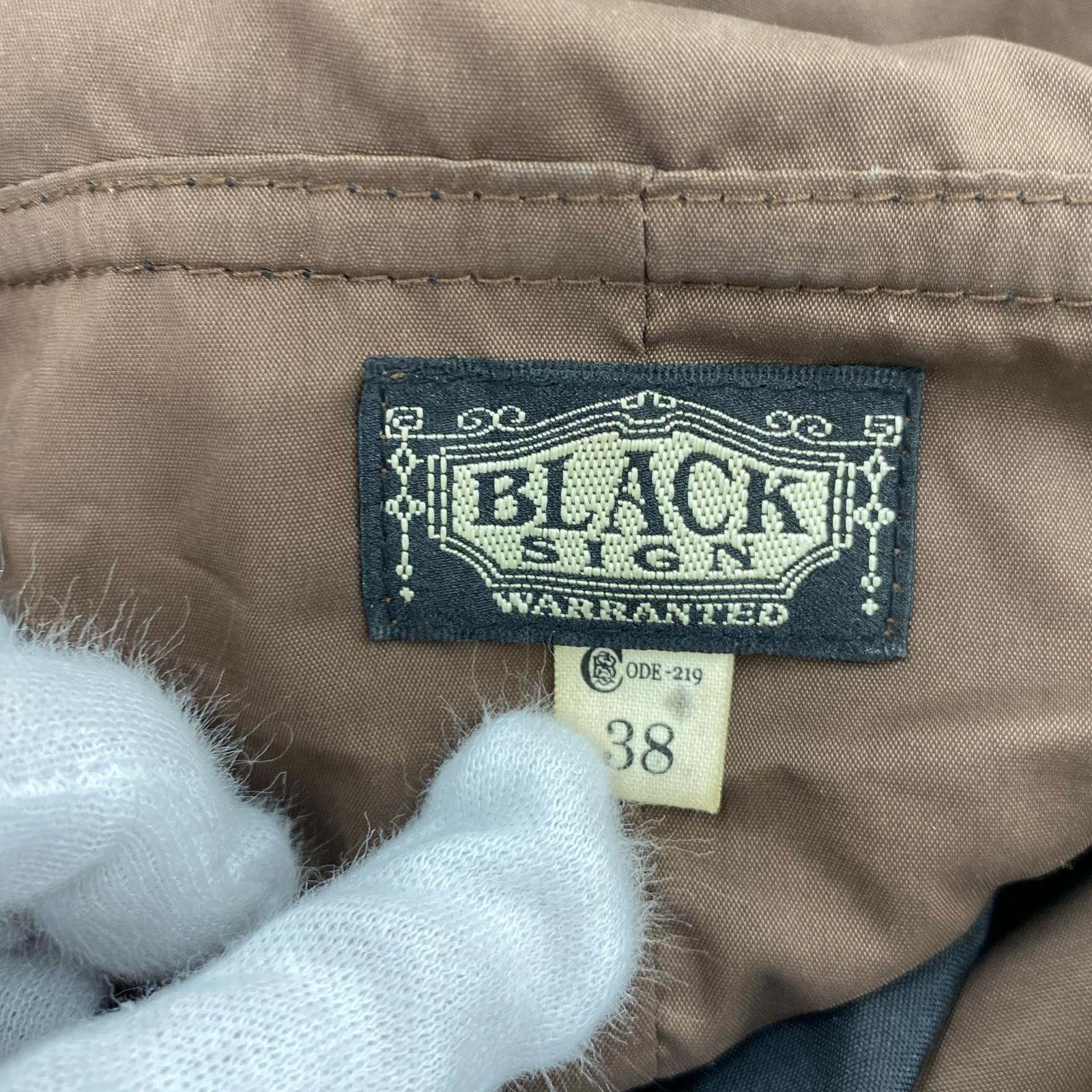 ジャケット SLICKER COAT 黒 (38) ブラック