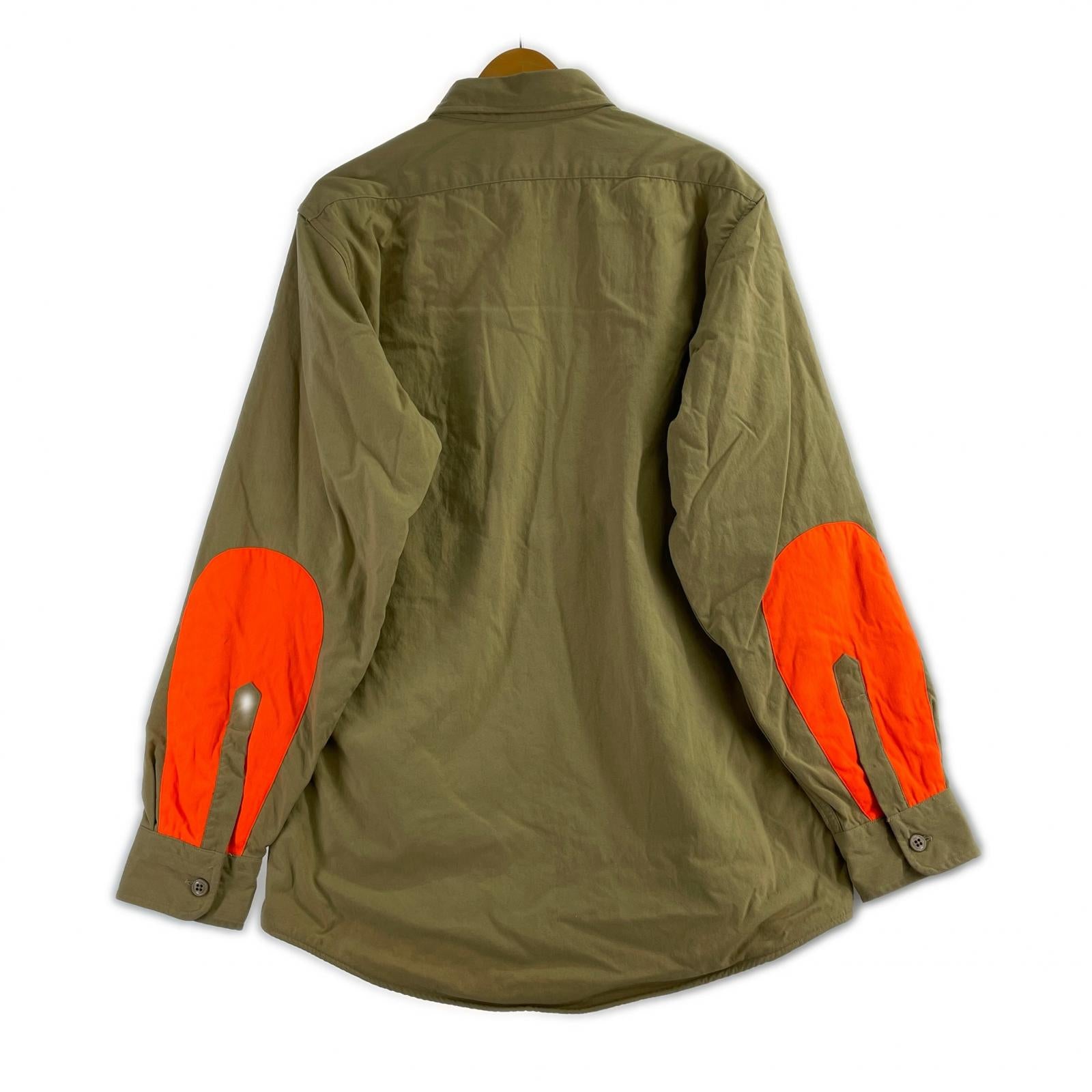 長袖シャツ USA製 ハンティングシャツ ベージュ (M) M ベージュ