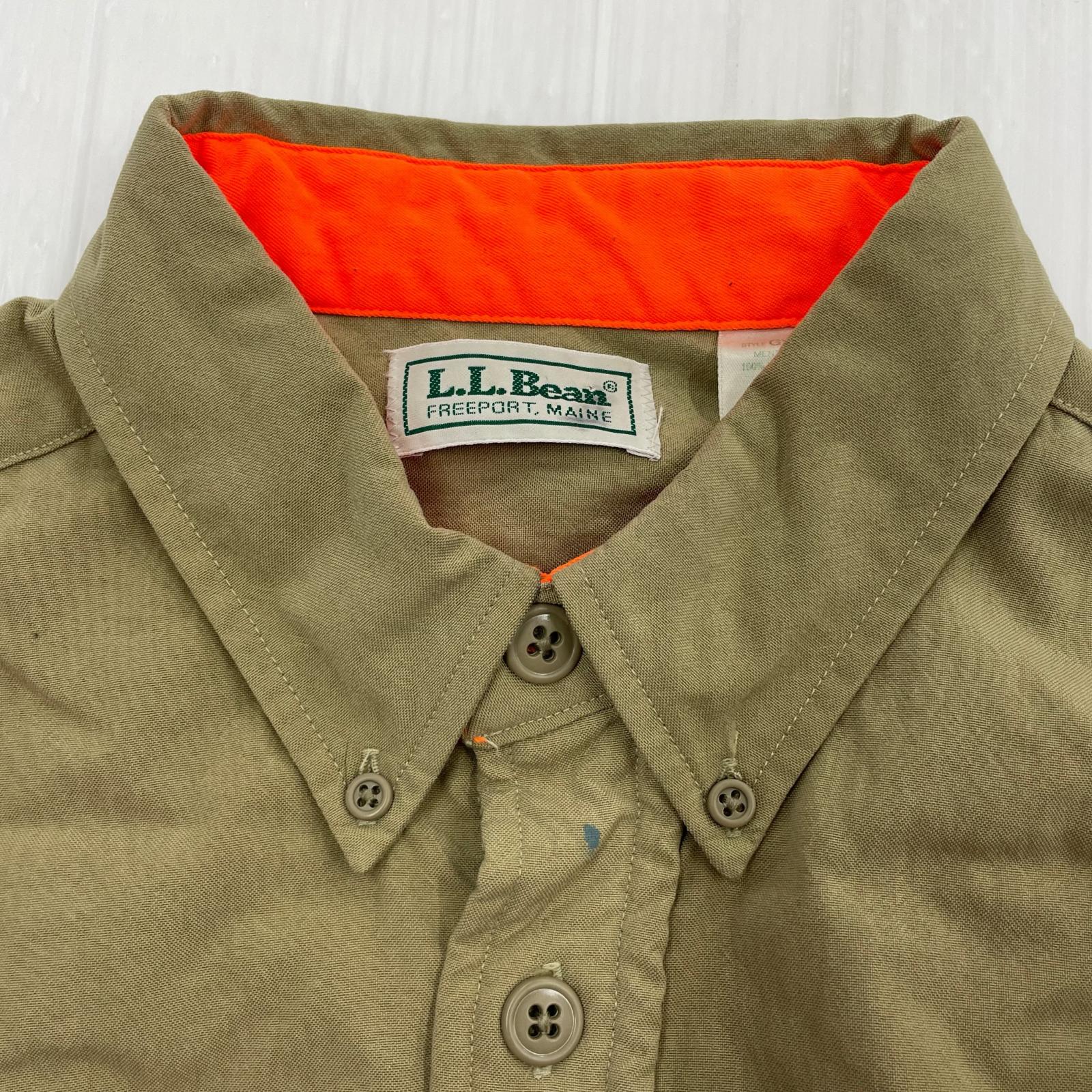 長袖シャツ USA製 ハンティングシャツ ベージュ (M) M ベージュ