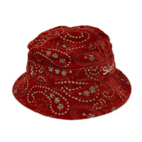 ハット Velvet Paisley Boonie/RED