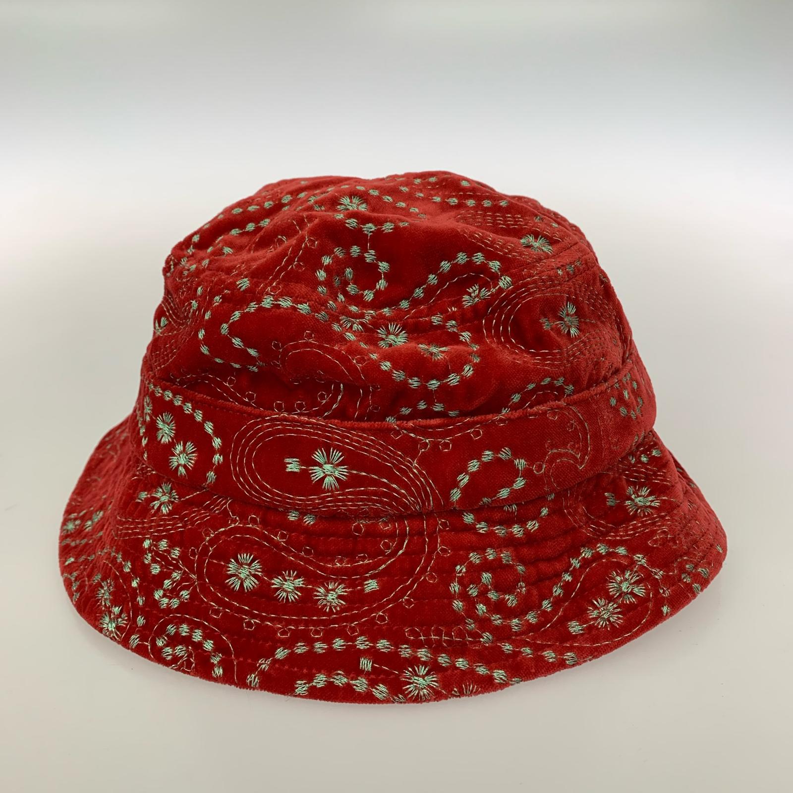 ハット Velvet Paisley Boonie/RED