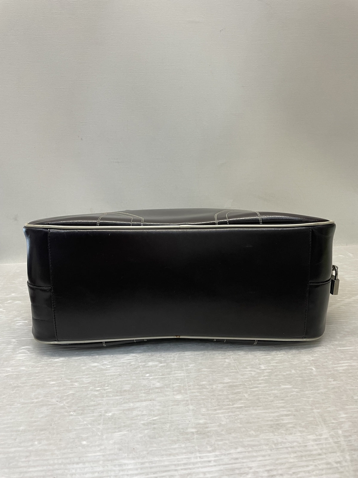PRADA レザーボーリングバッグ 茶