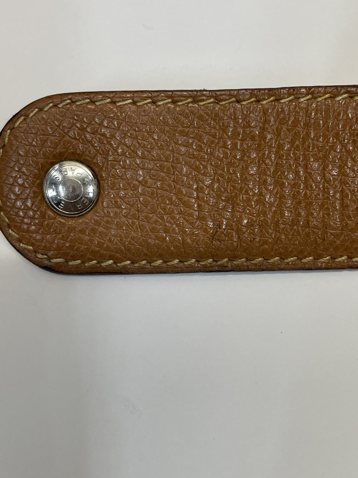 HERMES メドールレザーブレスレット ブラウン □E刻印
