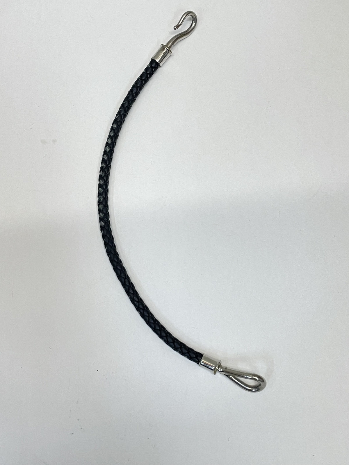 HERMES ジャンボH ノワール レザーブレスレット トレッセ 黒