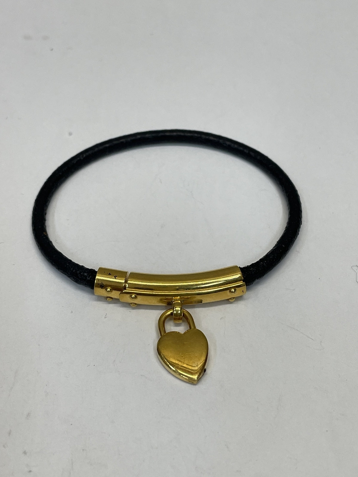 HERMES ヴィヴィリデ ファンタジーハートブレスレット 黒