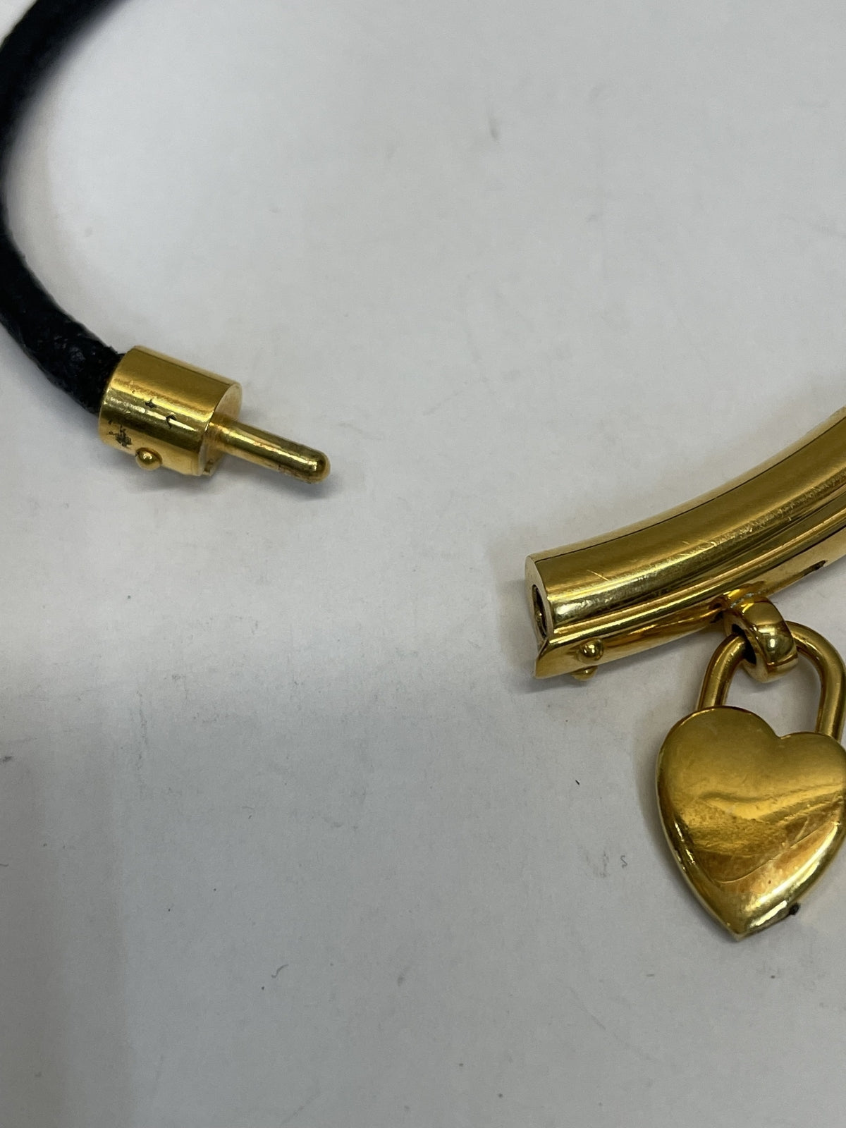 HERMES ヴィヴィリデ ファンタジーハートブレスレット 黒