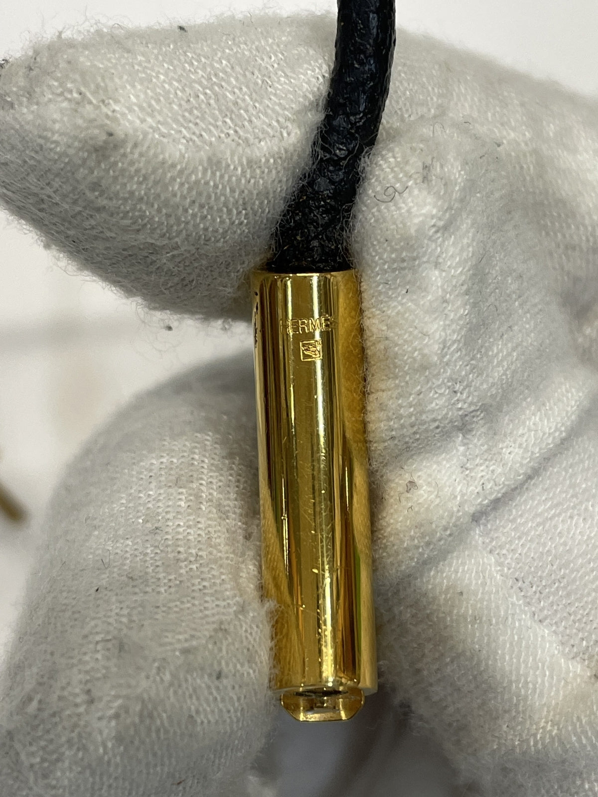 HERMES ヴィヴィリデ ファンタジーハートブレスレット 黒