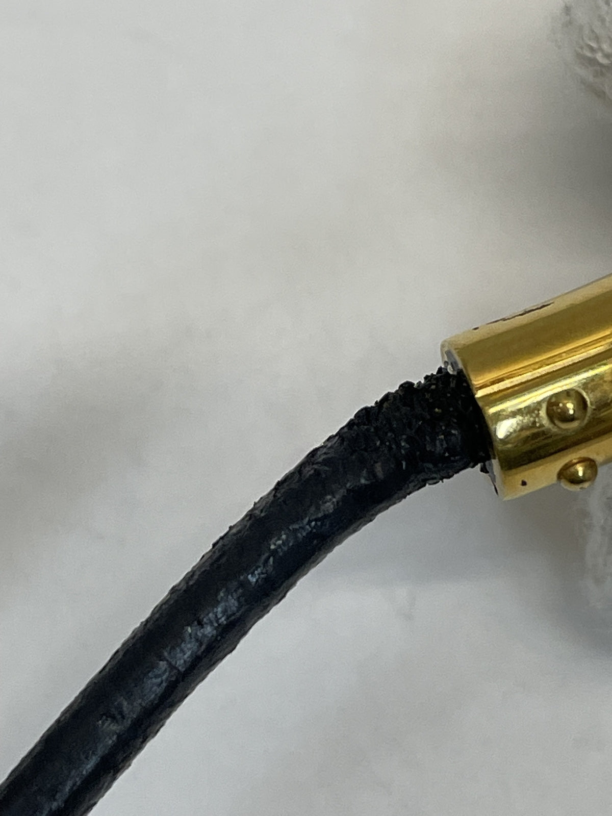 HERMES ヴィヴィリデ ファンタジーハートブレスレット 黒