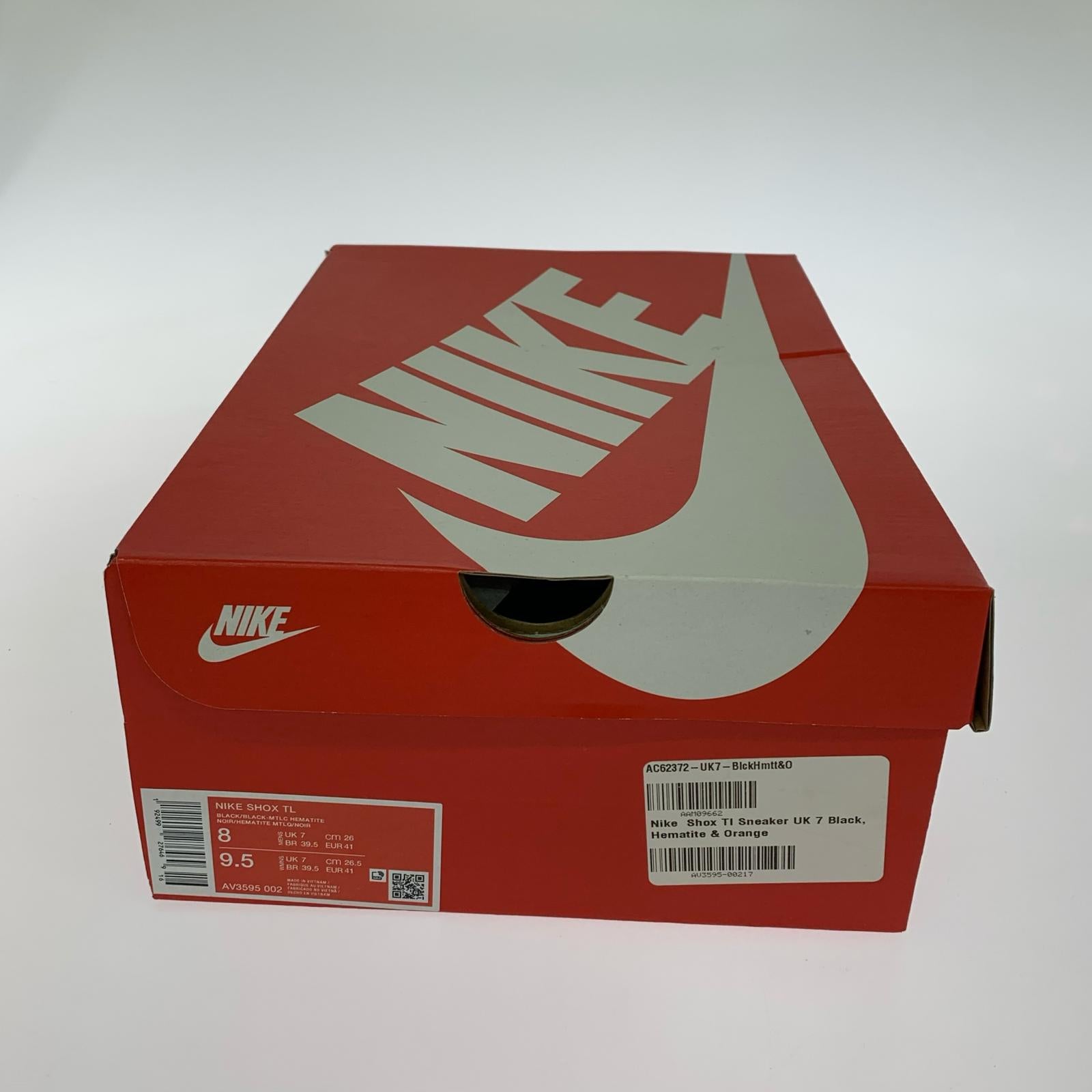 スニーカー AV3595ー002 SHOX TL 黒 (26.0) ブラック