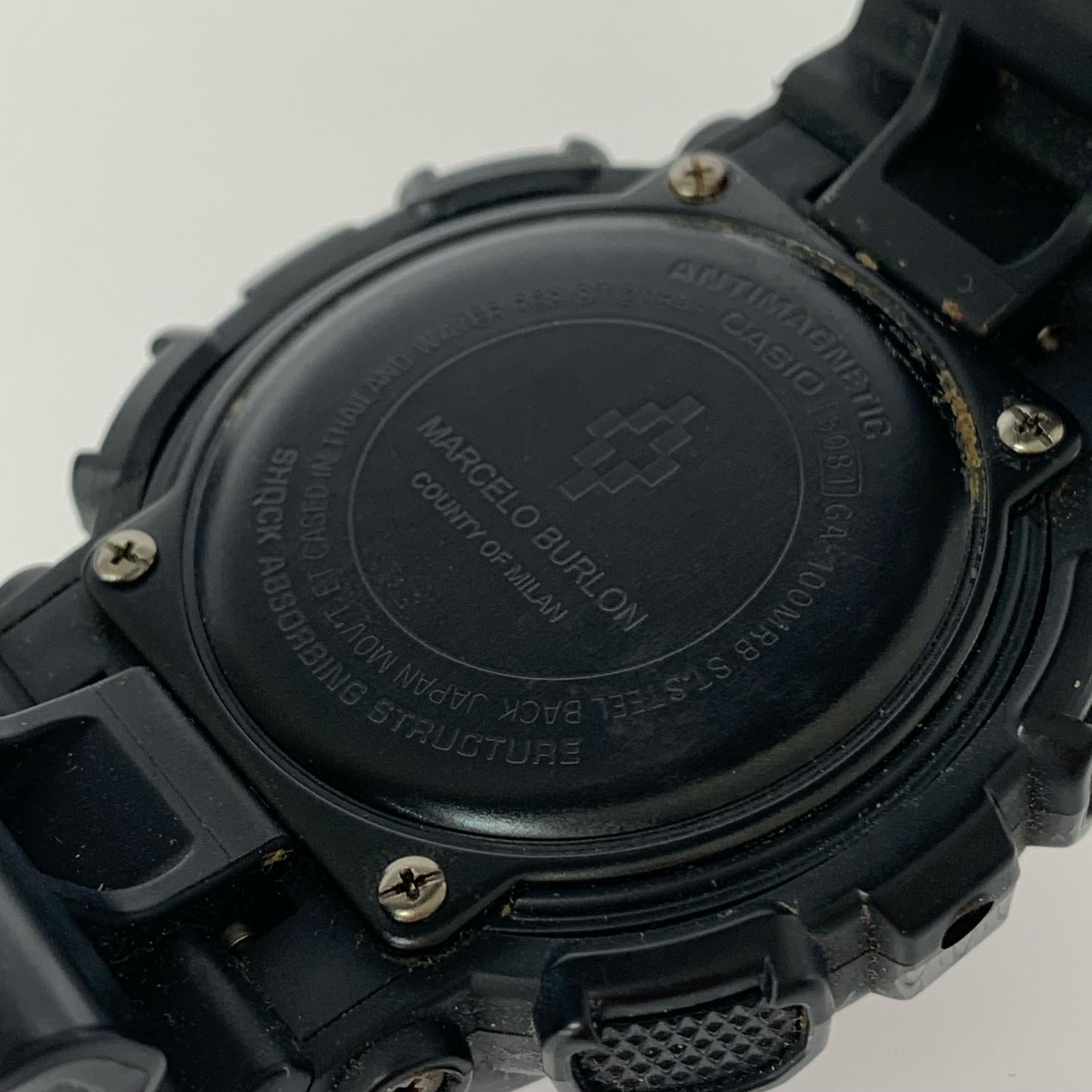 腕時計 MARCELO BURLON G-SHOCK GA-100MRB デジタル 腕時計 ブラック 箱有 ブラック