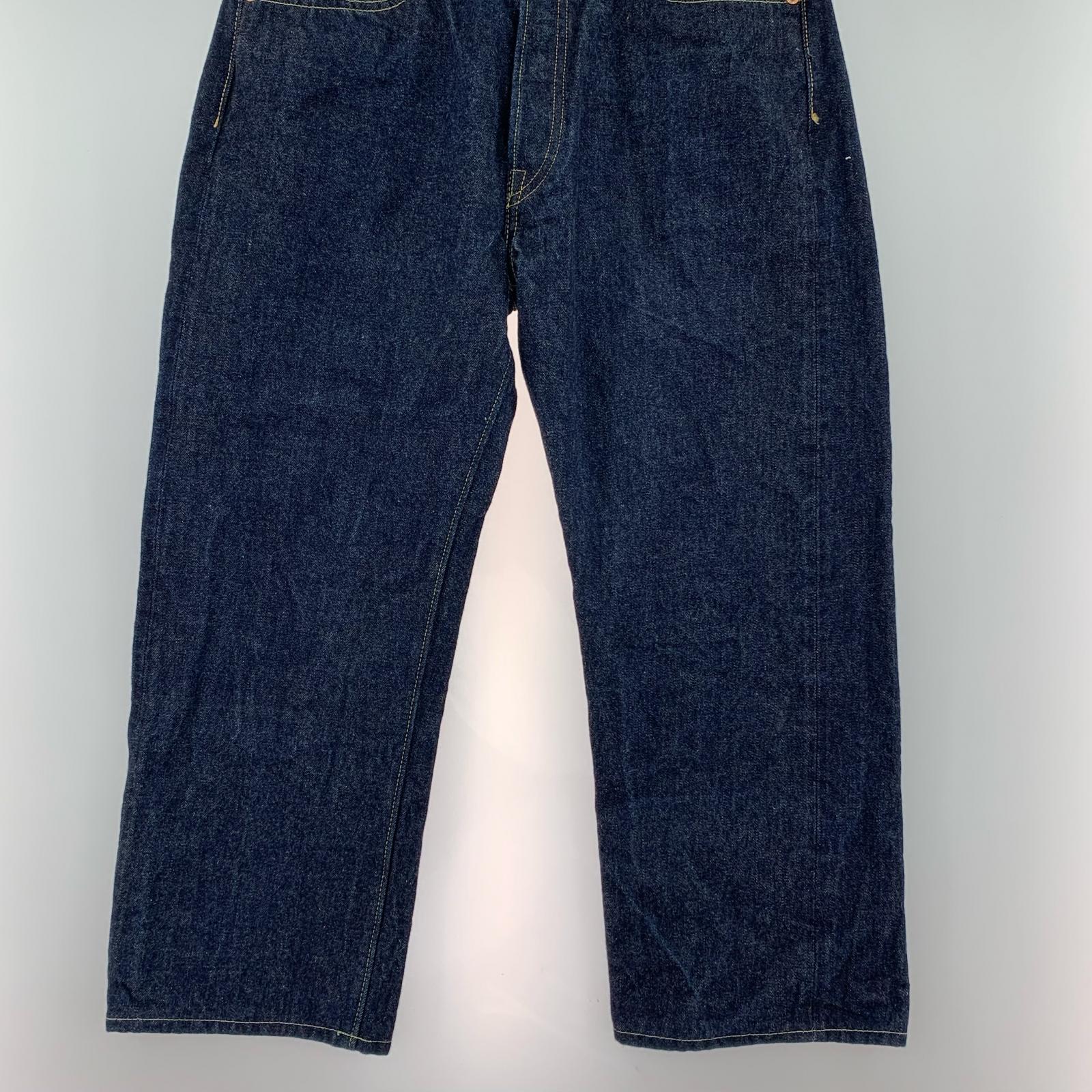 デニムパンツ 14.25oz. DENIM 1947 MODEL (W32) 32 ネイビー