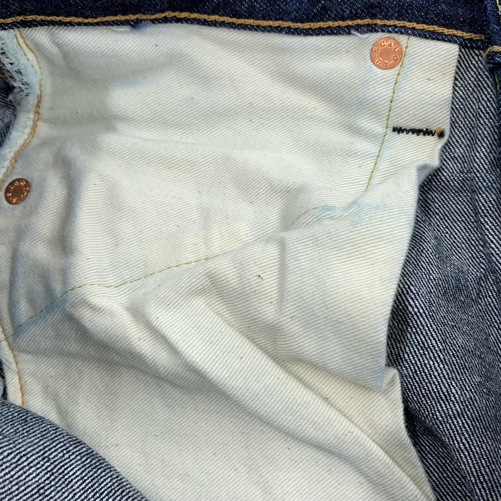デニムパンツ 14.25oz. DENIM 1947 MODEL (W32) 32 ネイビー