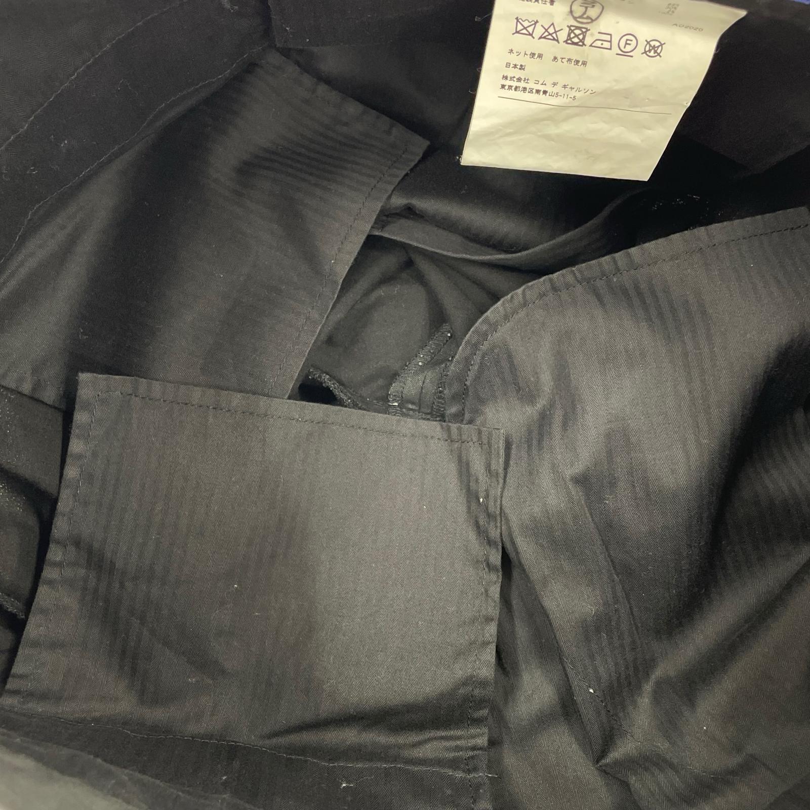 パンツ JUNYA WATANABE COMME des GARCONS MAN 21SS エステルレーヨンストライプパンツ S ブラック S ブラック