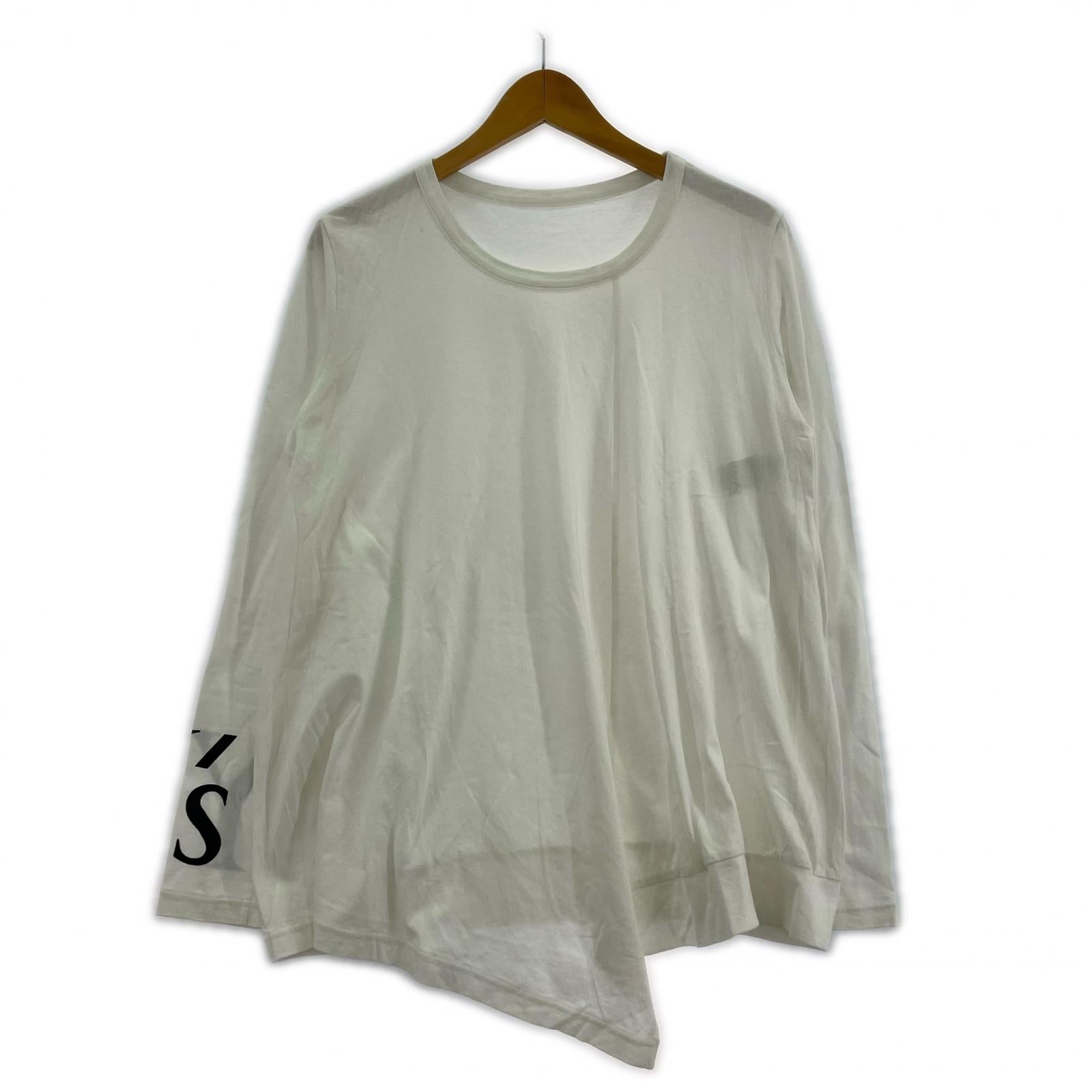 長袖Tシャツ Y's パッチワークデザインカットソー 2 ホワイト