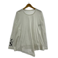 長袖Tシャツ Y's パッチワークデザインカットソー 2 ホワイト