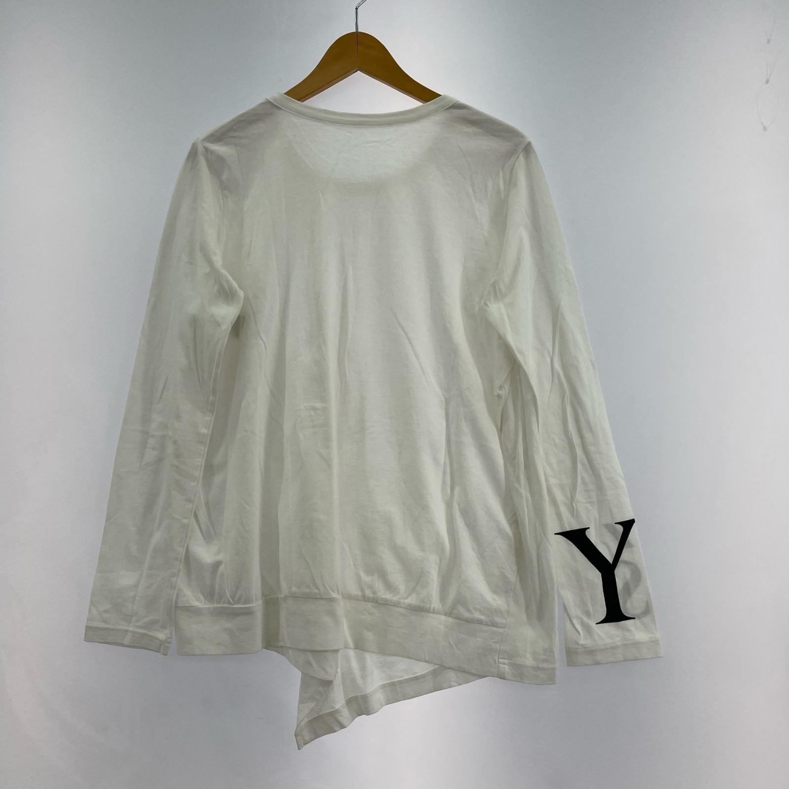 長袖Tシャツ Y's パッチワークデザインカットソー 2 ホワイト