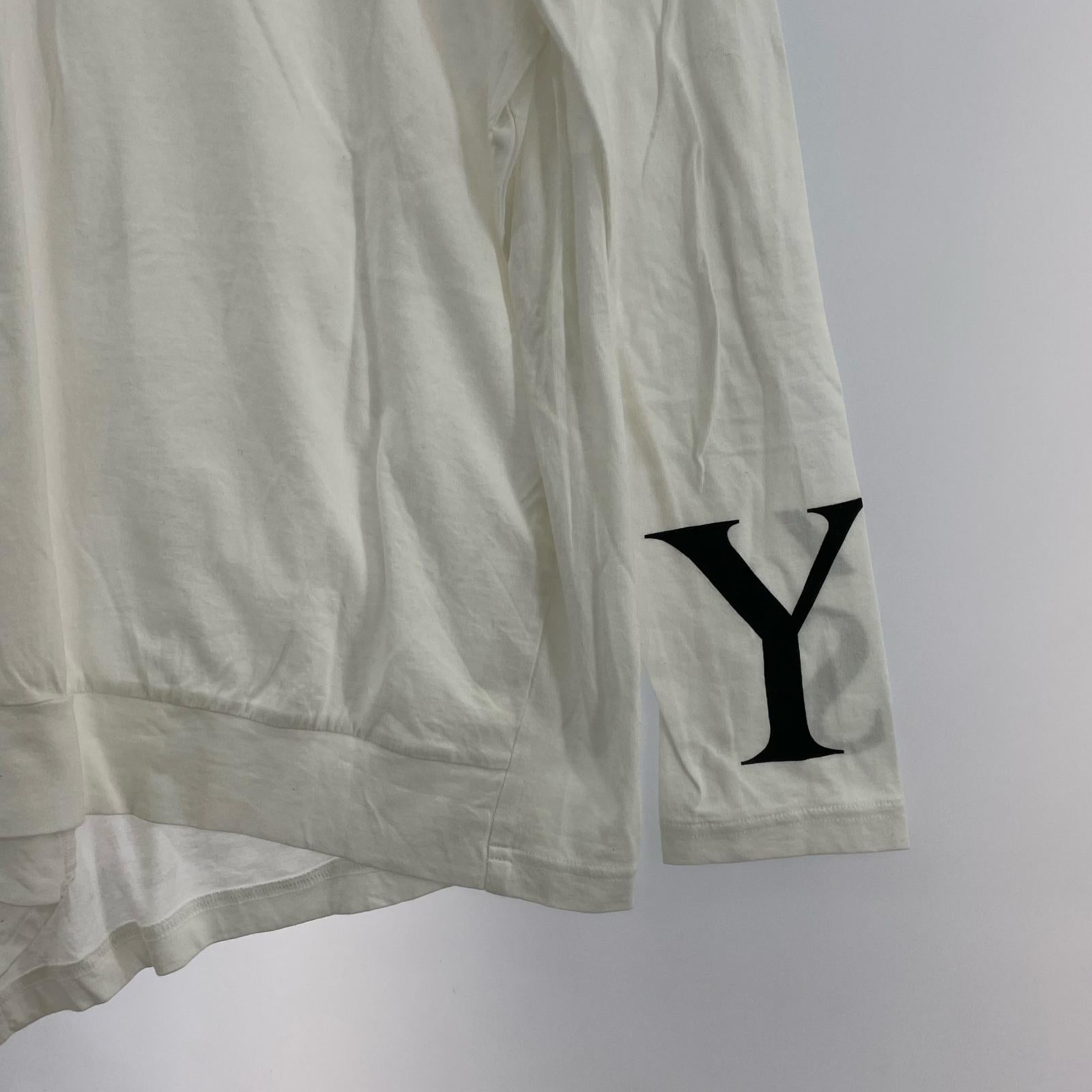 長袖Tシャツ Y's パッチワークデザインカットソー 2 ホワイト