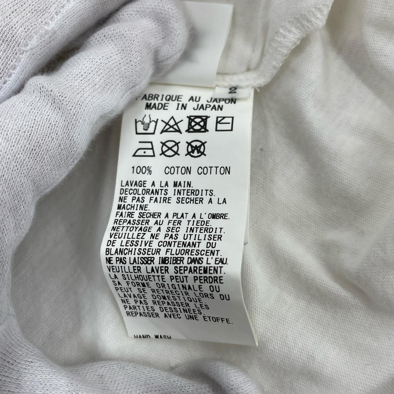 長袖Tシャツ Y's パッチワークデザインカットソー 2 ホワイト